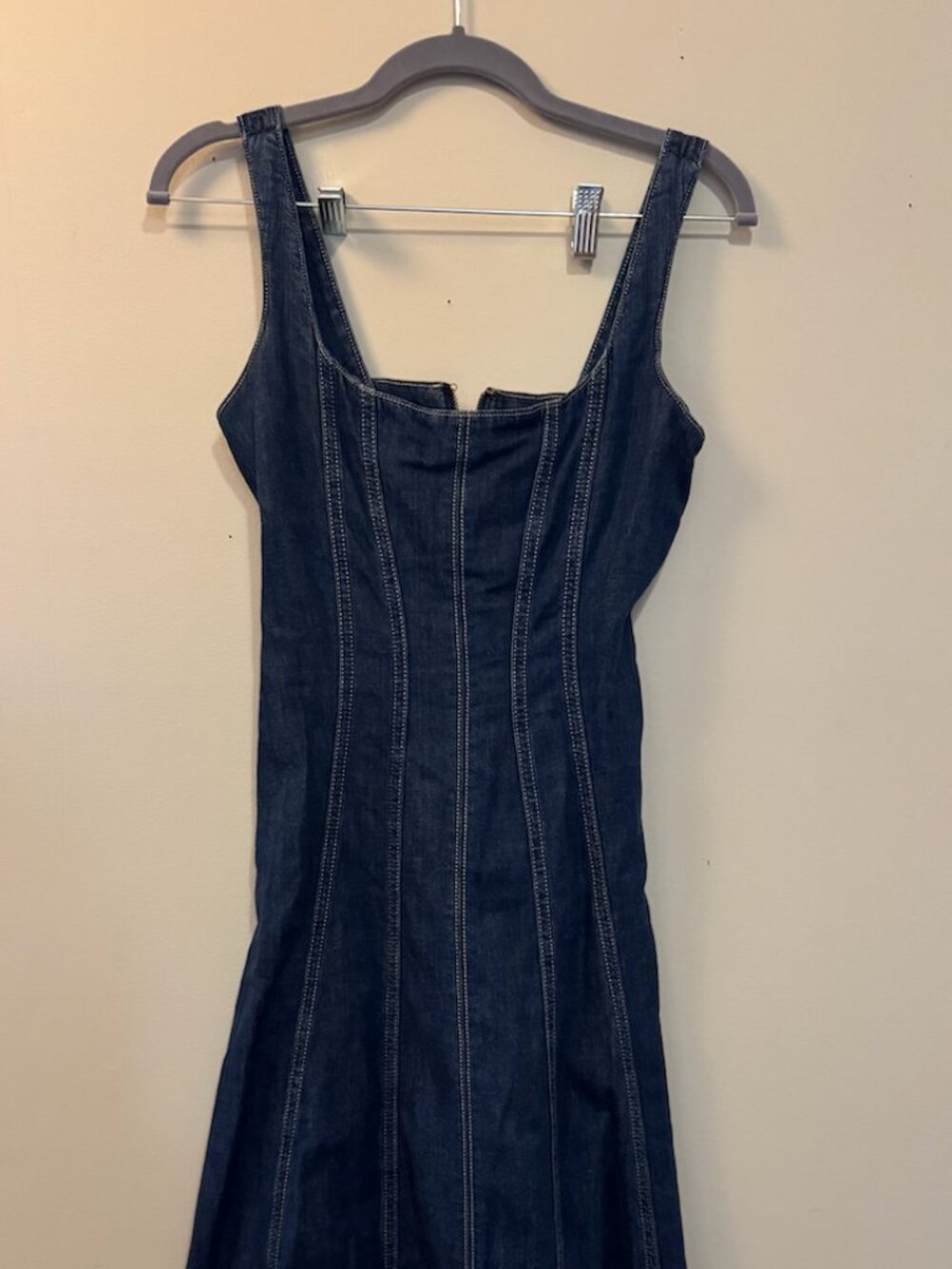 Reformation Amory Denim Dress
